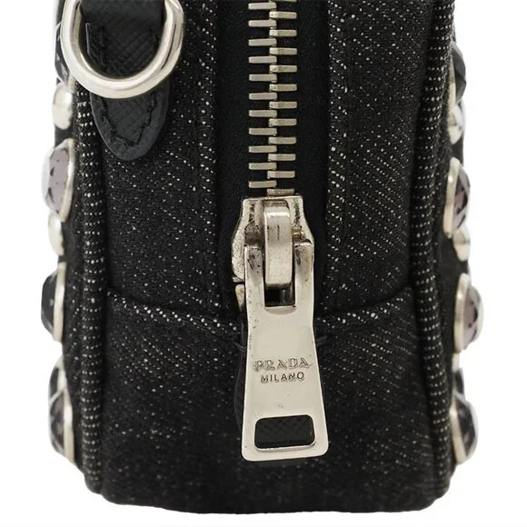 PRADA Black Pochette Shoulder Bag - Picture 12 of 12